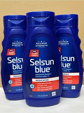 3 X Medicated Antidandruff Shampoo - 11 fl oz each